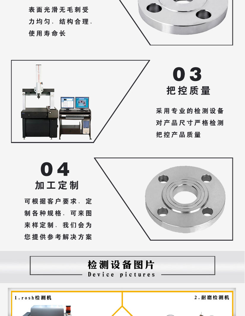 304不锈钢带孔法兰片